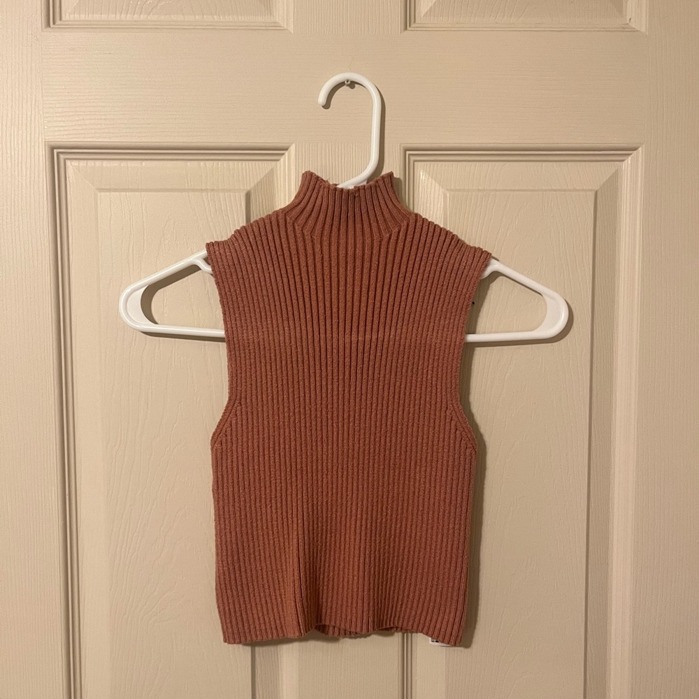 Zara Ribbed Knit Top